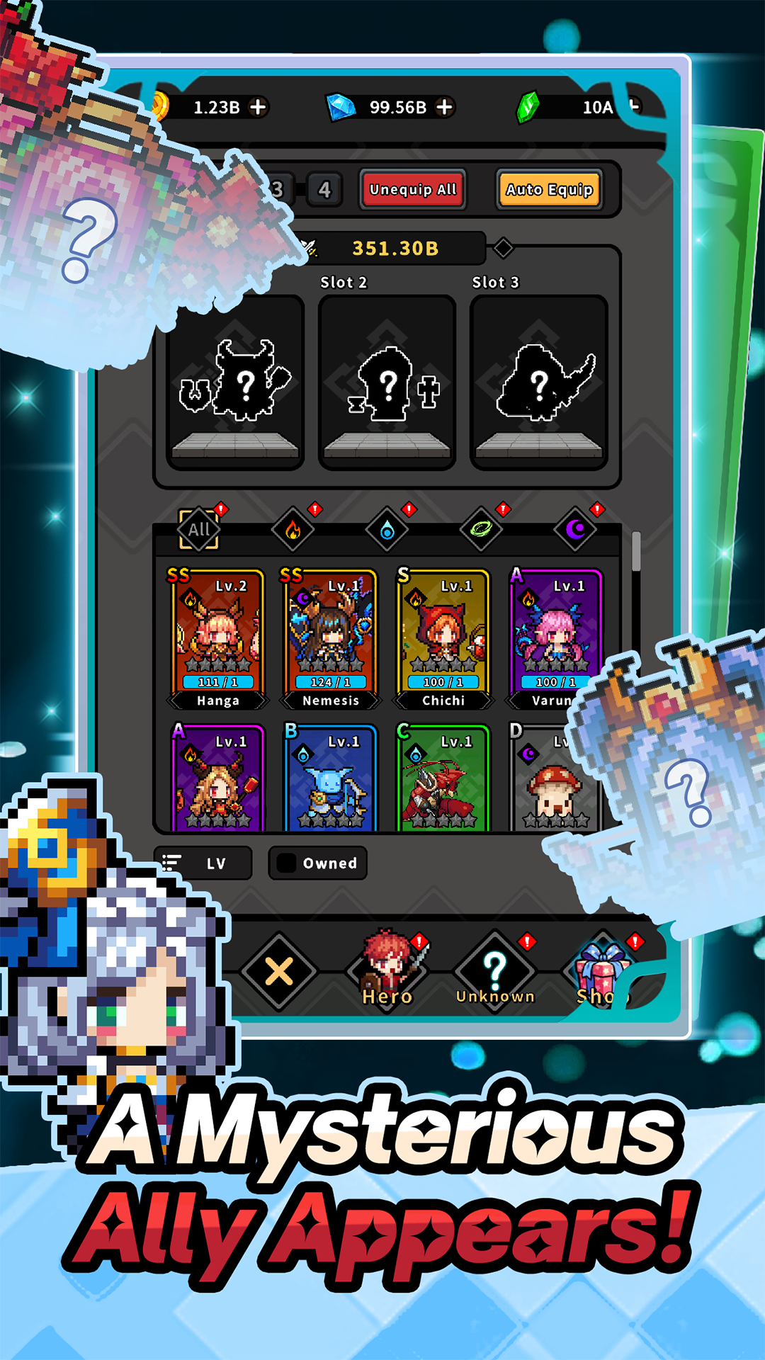 Hidden Heroes Idle screenshot