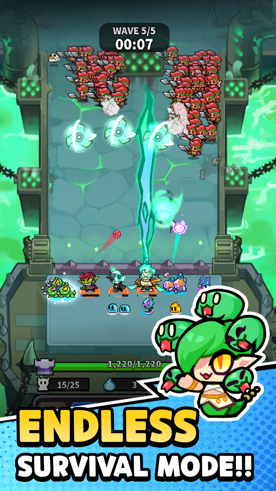 Hell Rush: Merge Defense TD screenshot