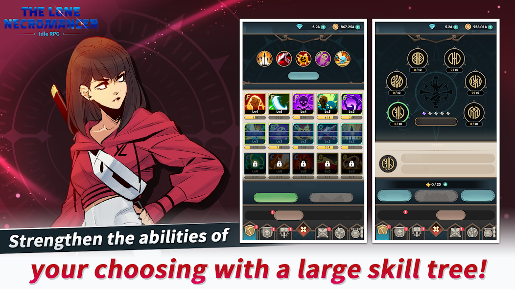 Lone Necromancer: Idle RPG screenshot