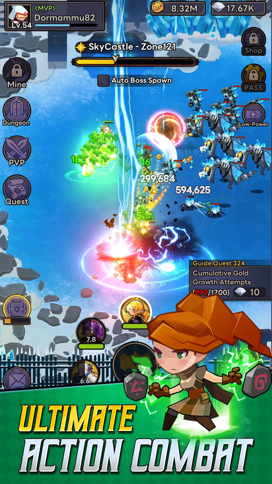 Self-Service Knight : idle RPG screenshot