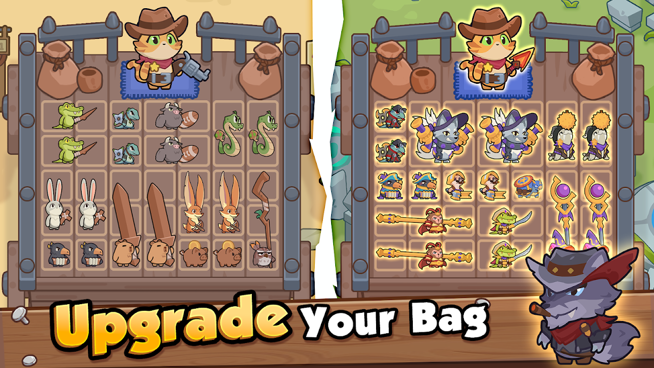 Rumble Paws: Backpack Fight screenshot