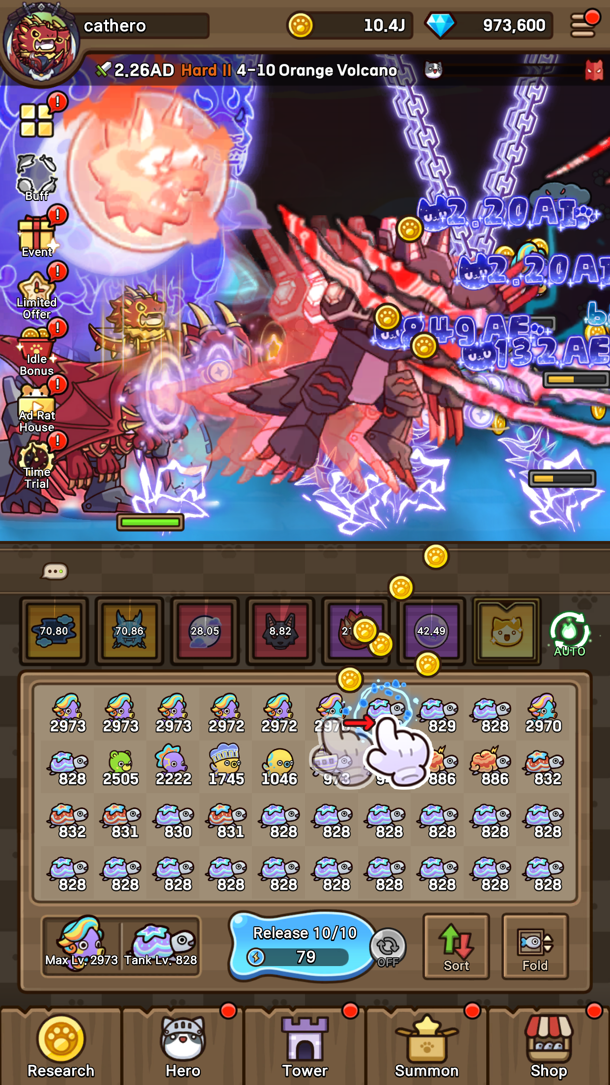  Cat Hero : Idle RPG screenshot