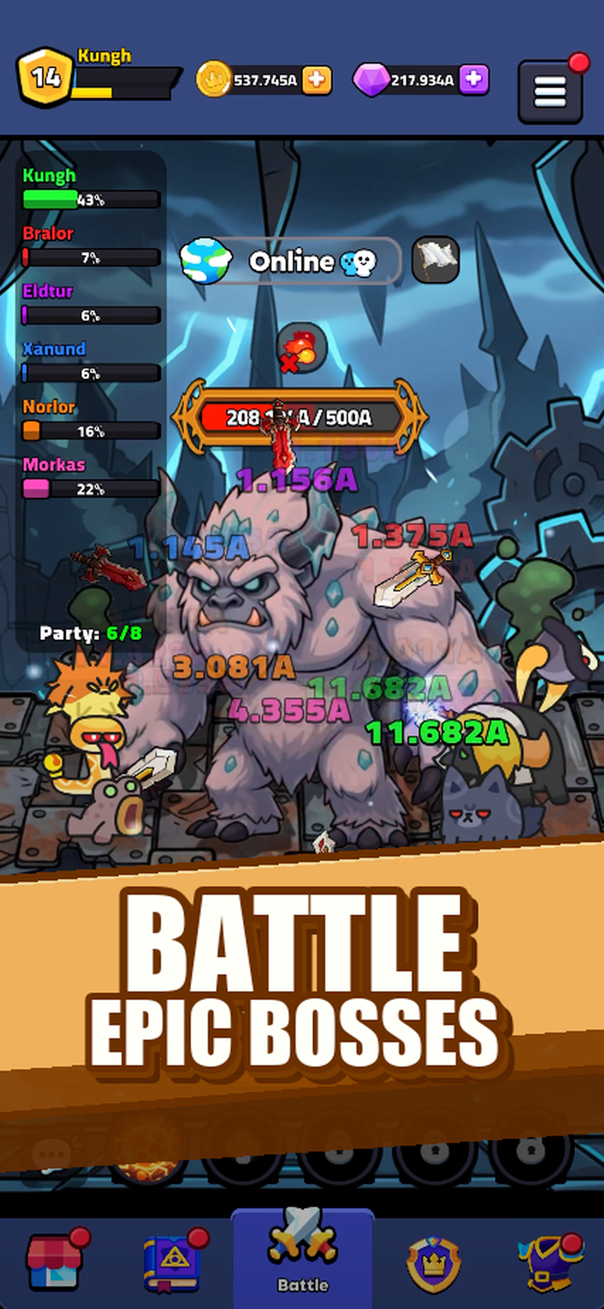 Swordero Idle RPG screenshot