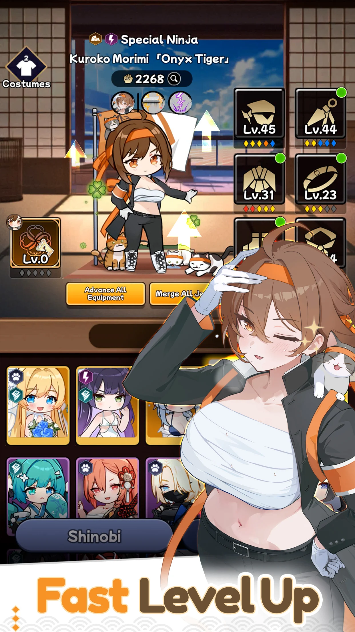 Ninja Defenders : Cat Shinobi screenshot