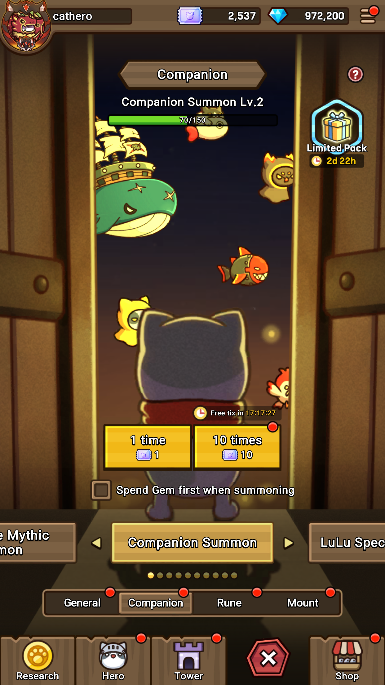  Cat Hero : Idle RPG screenshot