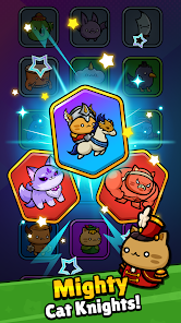 Meow Knights : Idle RPG screenshot