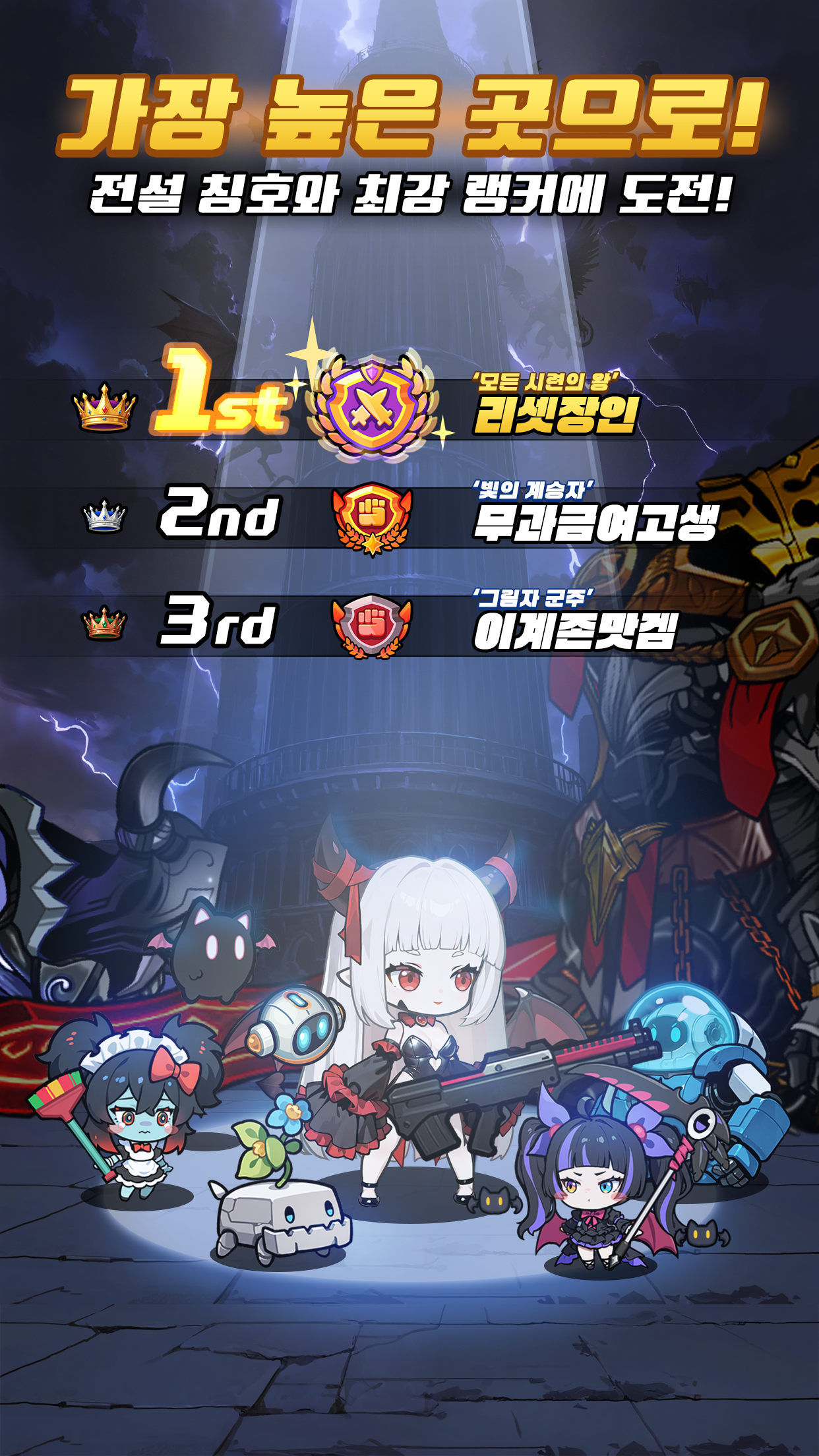 Isekai Reset! (여고생과 리셋중! - 로그라이크 x 방치형 RPG) screenshot