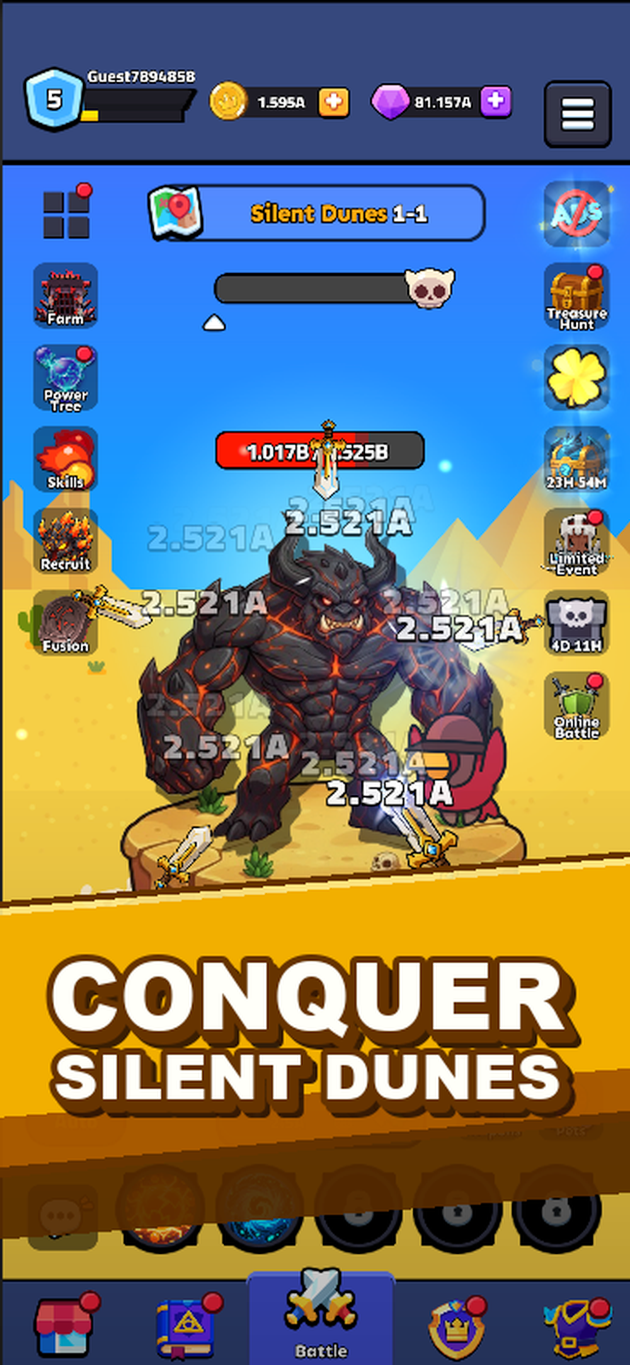 Swordero Idle RPG screenshot