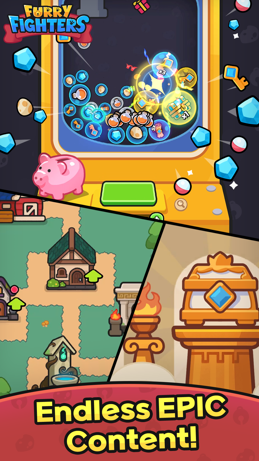 Furry Fighters : Idle RPG screenshot