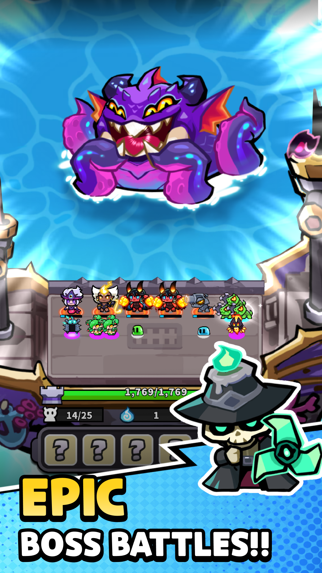 Hell Rush: Merge Defense TD screenshot