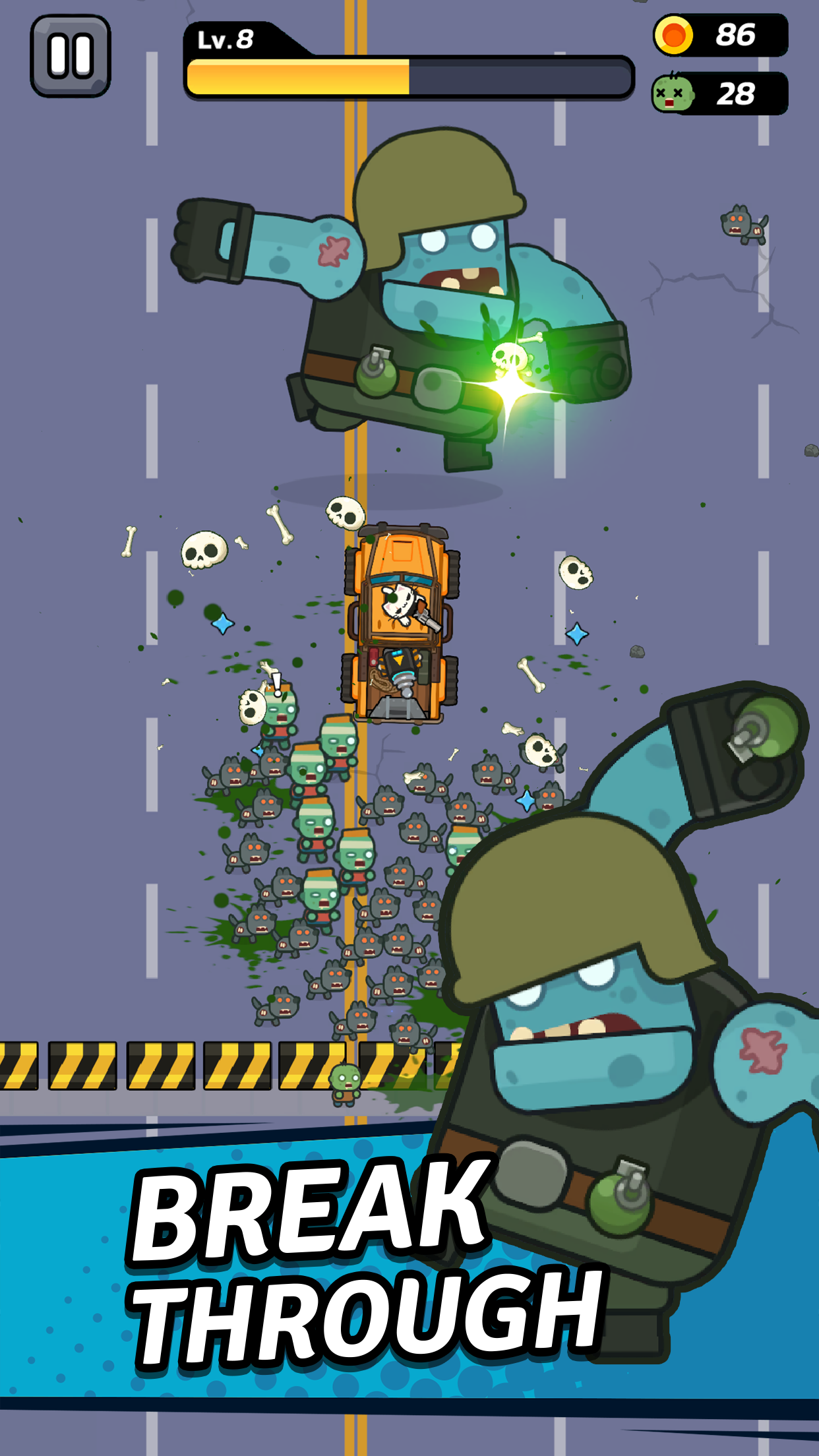 Crash Cat : Zombie Survivor screenshot