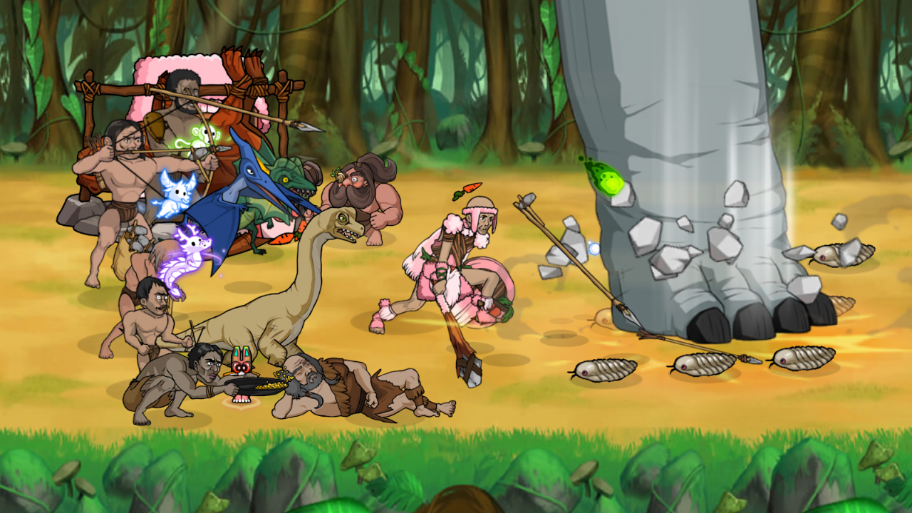 Primitive Brothers : Idle Game screenshot