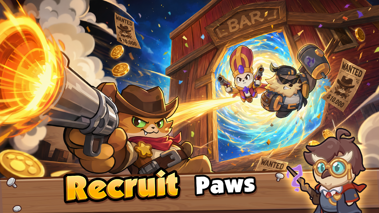 Rumble Paws: Backpack Fight screenshot