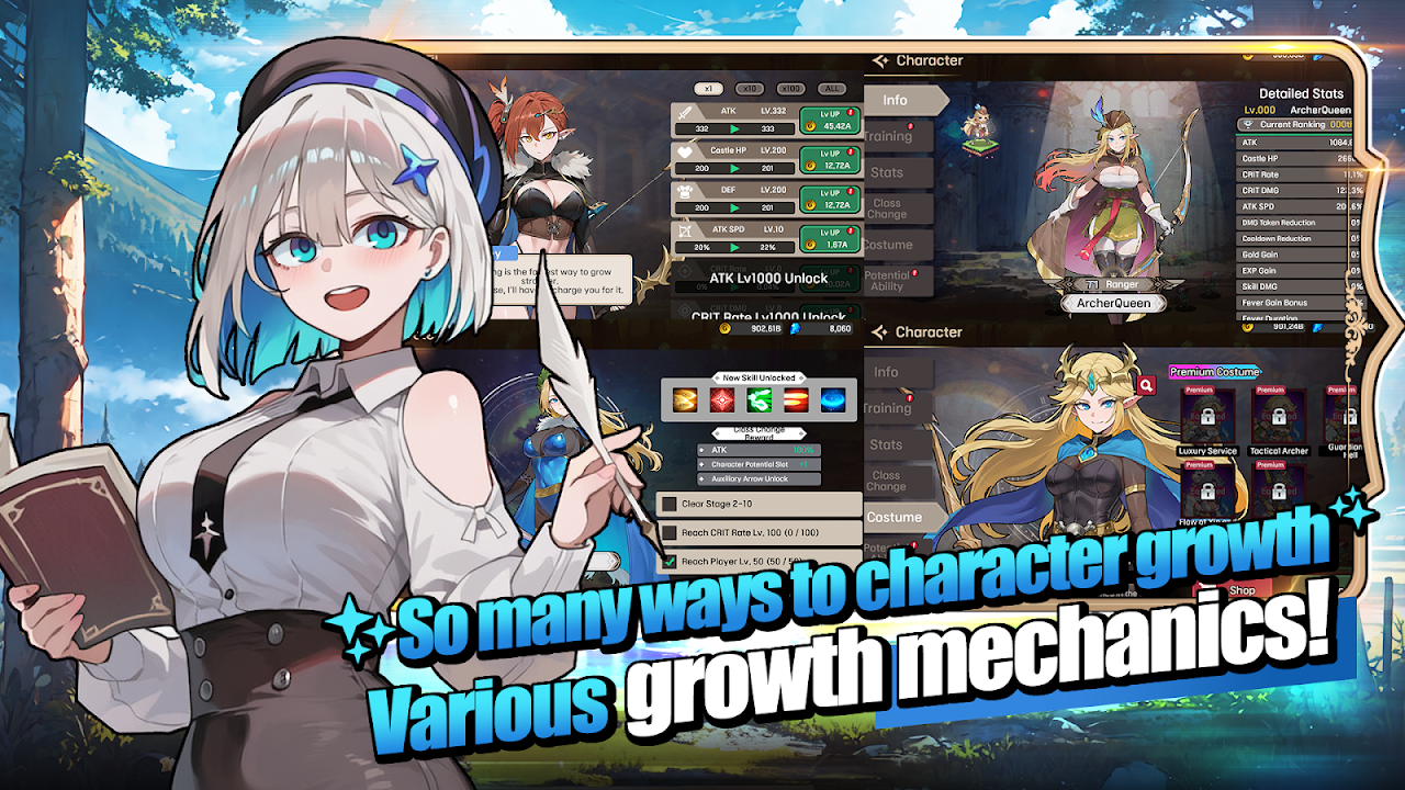Archer Castle : AFK Idle RPG screenshot