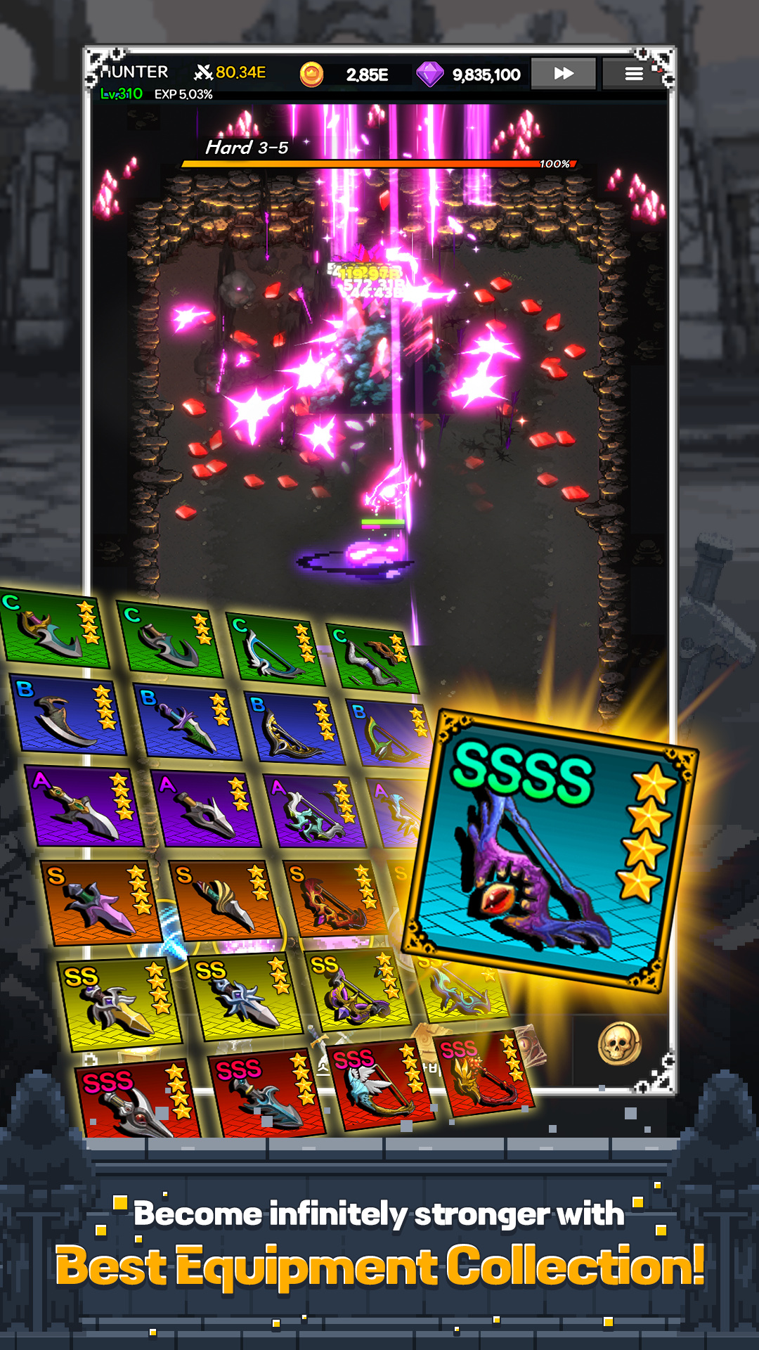 Pixel Hunter Idle screenshot
