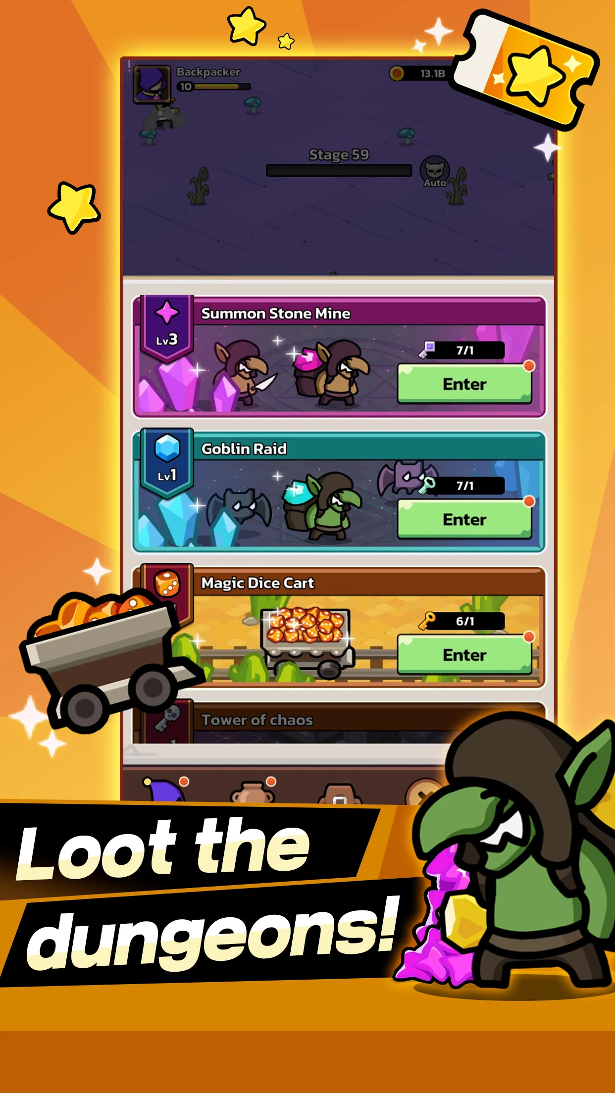  Backpack Survivors : Idle RPG screenshot