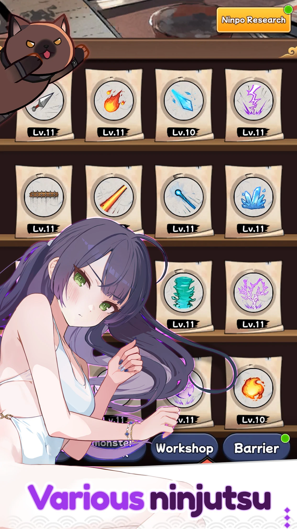 Ninja Defenders : Cat Shinobi screenshot