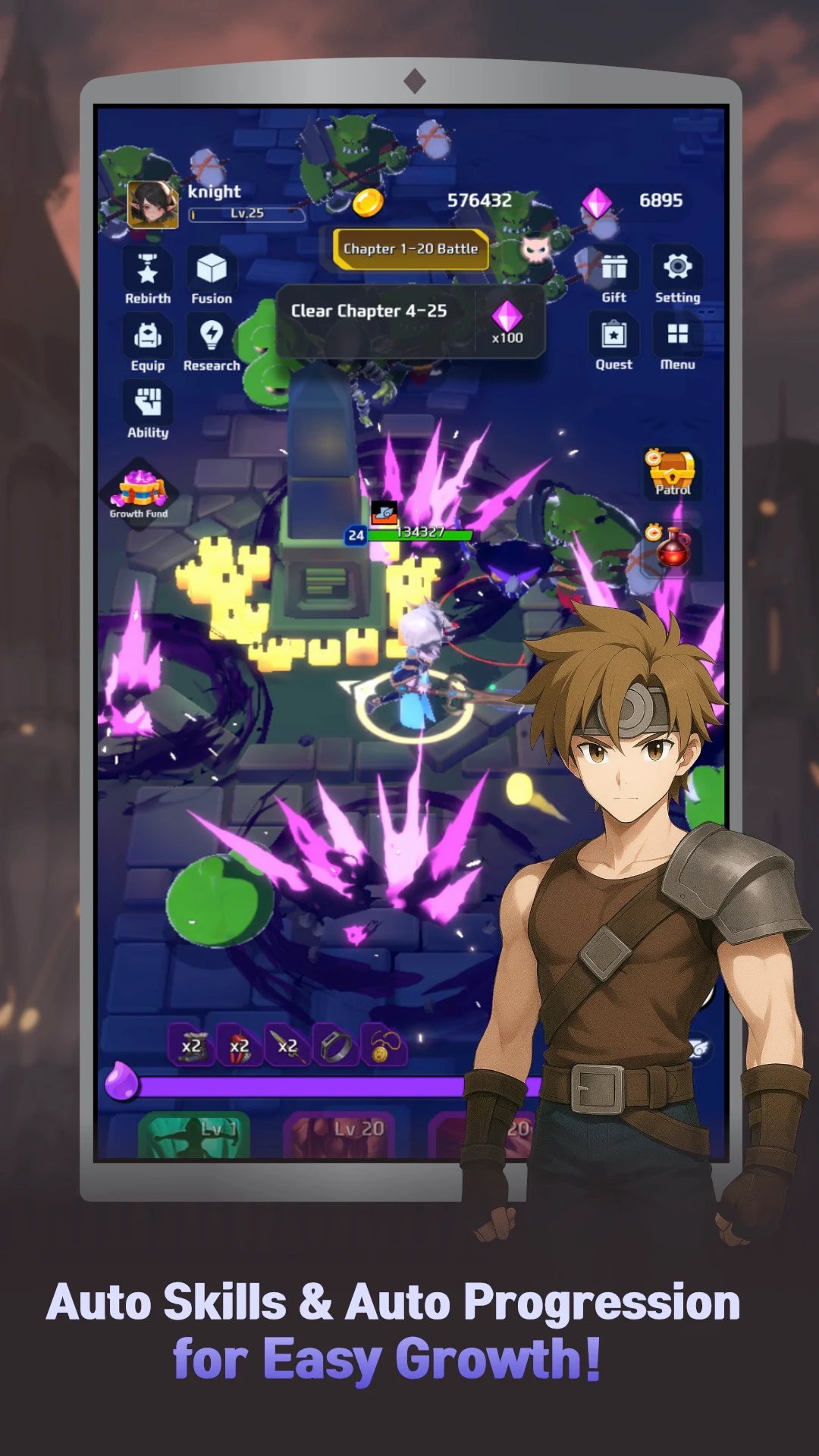  아케인 나이트 키우기: 방치형 RPG(Arcane Knight) screenshot