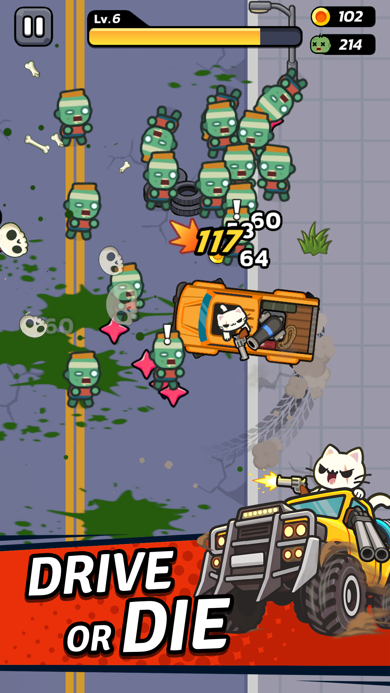 Crash Cat : Zombie Survivor screenshot