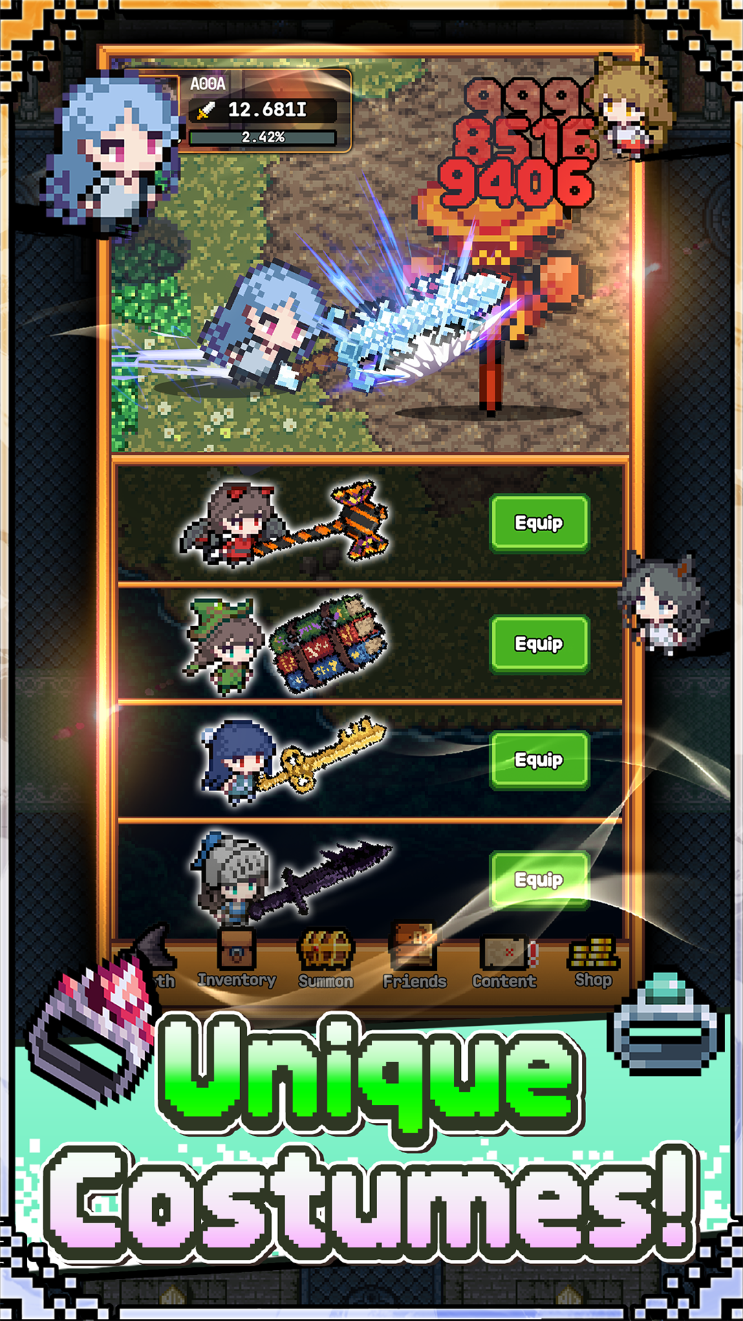 Legend of Witch : Idle RPG screenshot