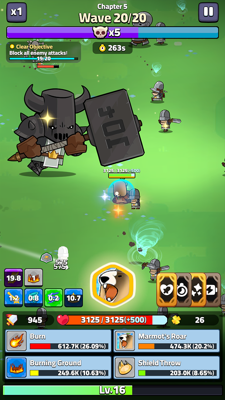 Marmot Survivor : Roguelike screenshot