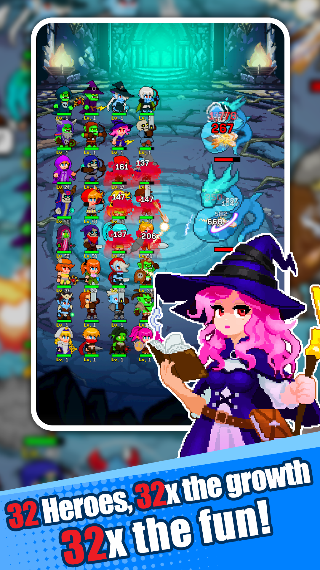 32 Heroes : 8 Party Idle screenshot