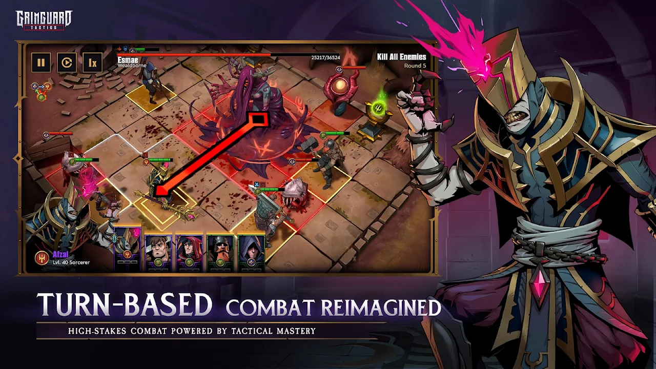 Grimguard Tactics: Fantasy RPG screenshot
