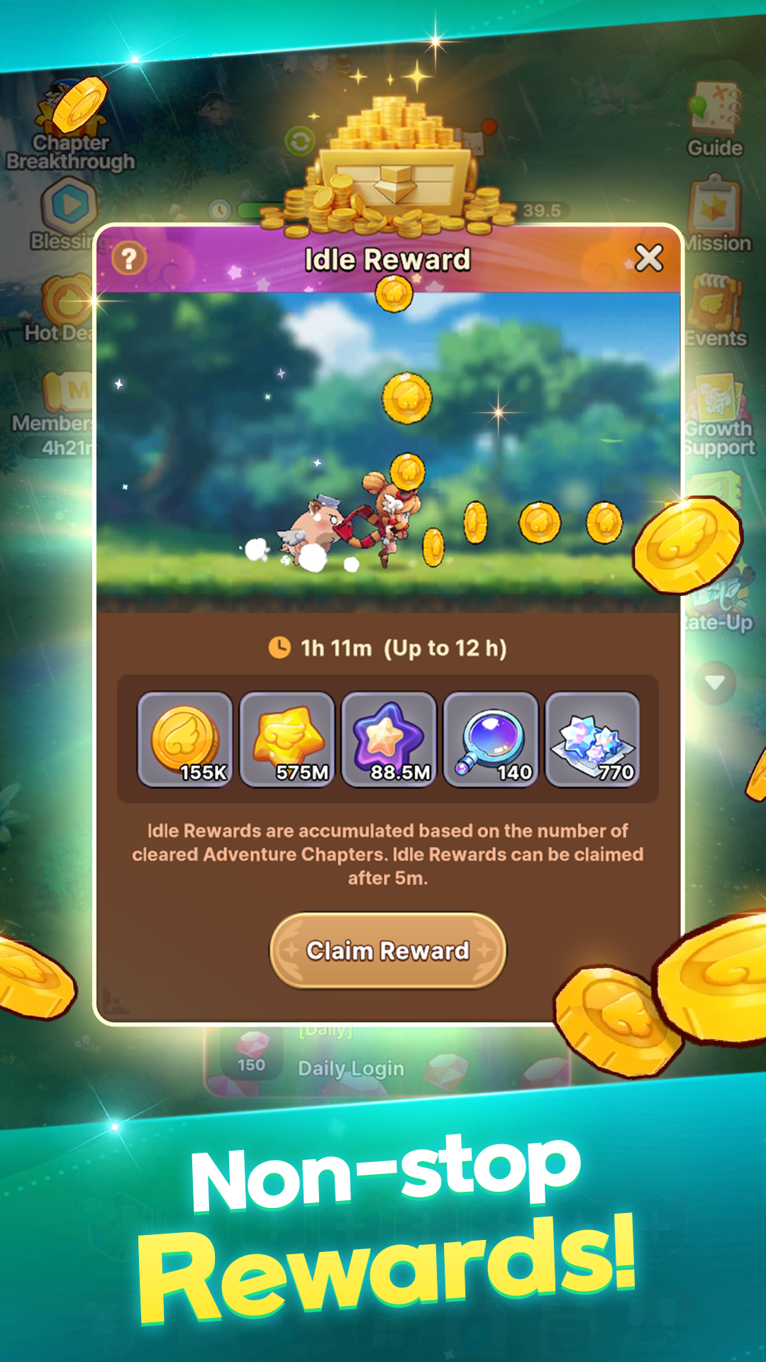 Gale Knights Idle RPG screenshot