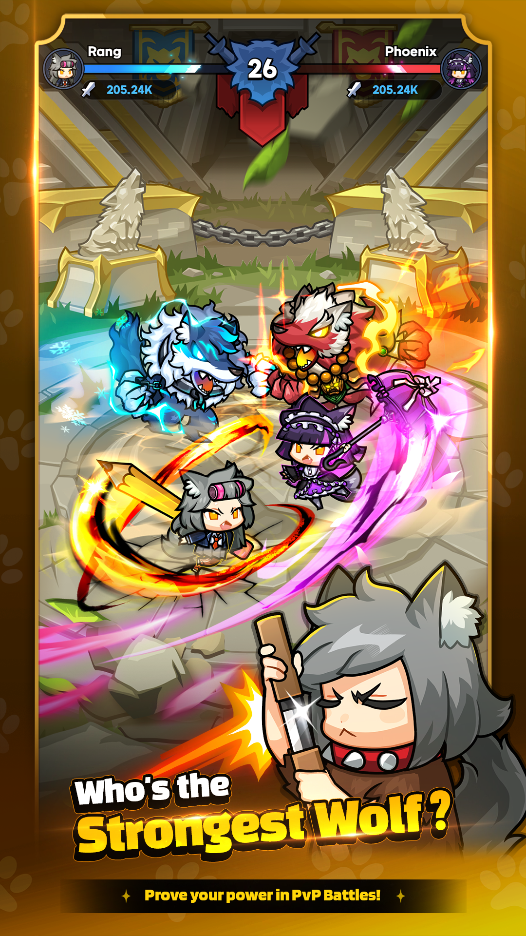 Go Go Wolf! - Idle RPG screenshot