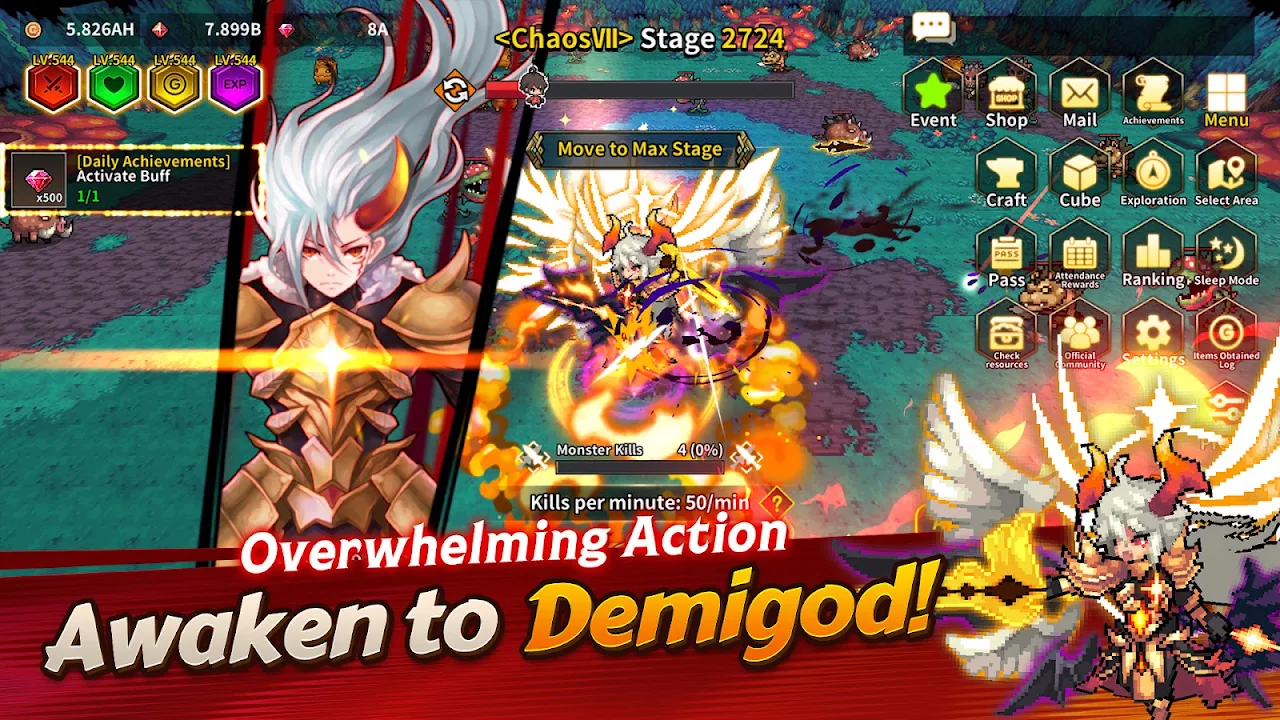 Demigod Idle: Rise of a legend screenshot