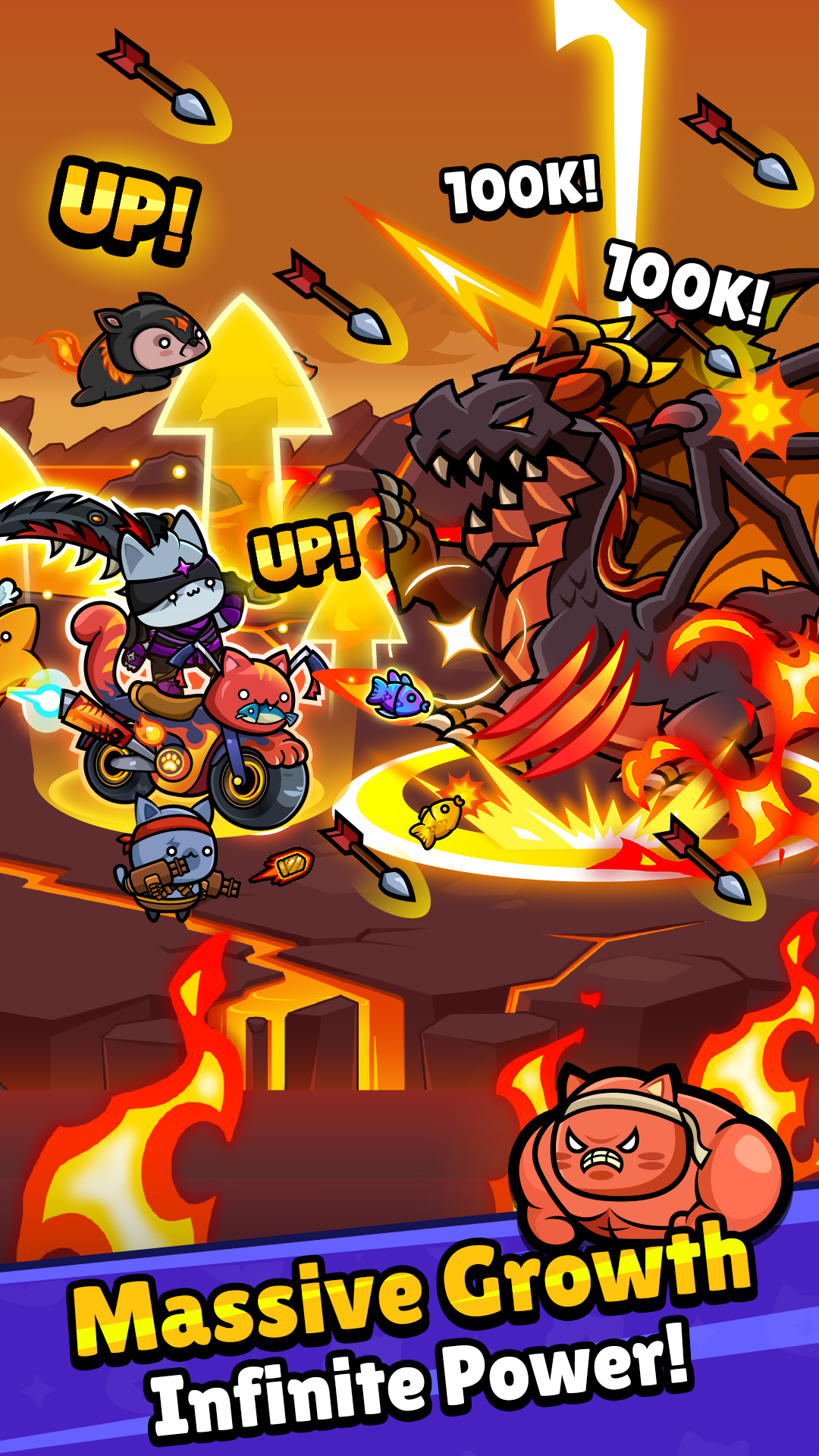 Meow Knights : Idle RPG screenshot